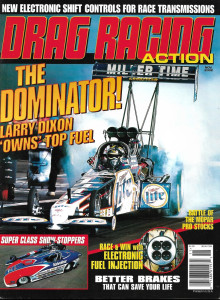 DRAG RACING ACTION 2002 NOV - THE DOMINATOR- LARRY DIXON, MOPAR PRO STOCKS